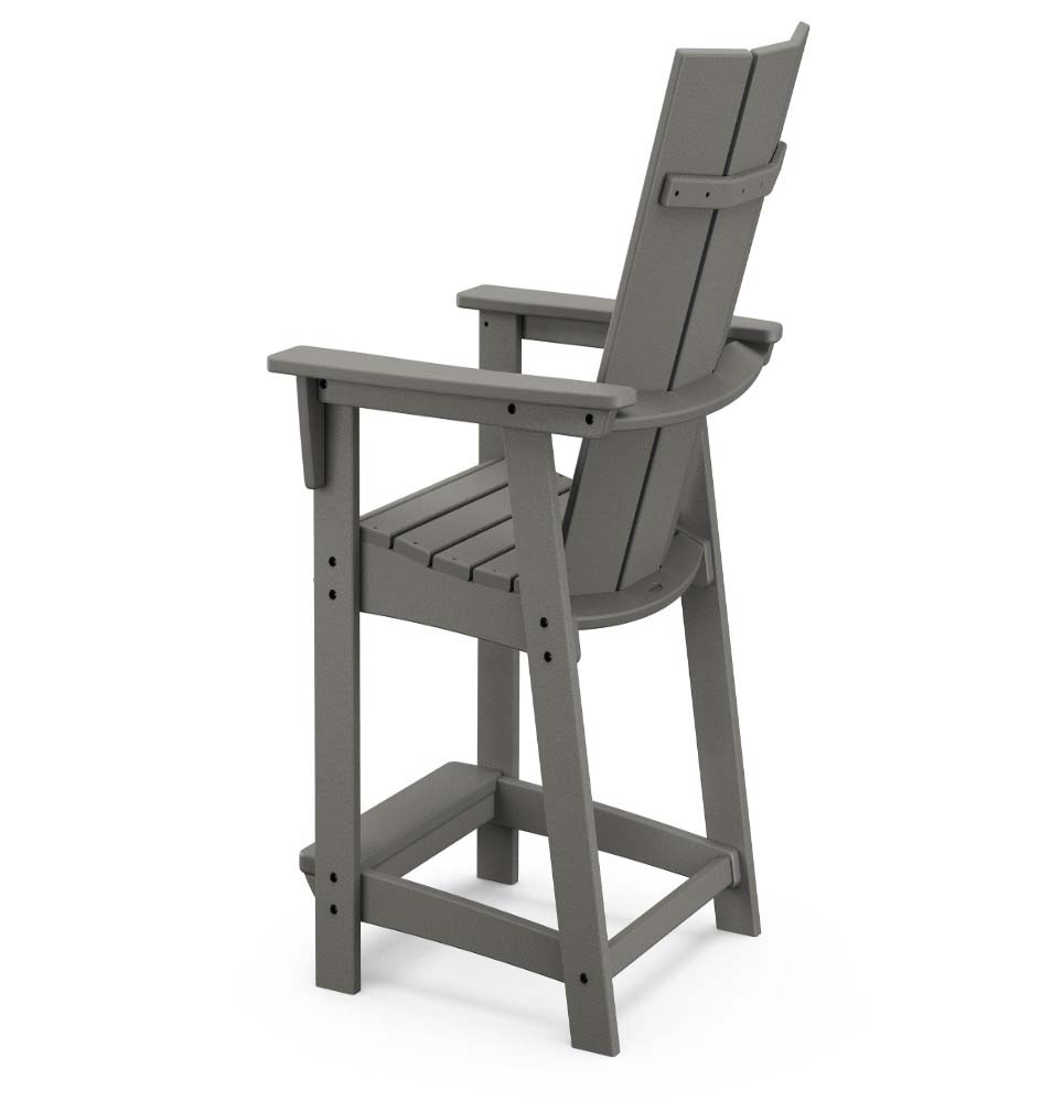 Modern Curveback Adirondack Counter Chair - Image 2