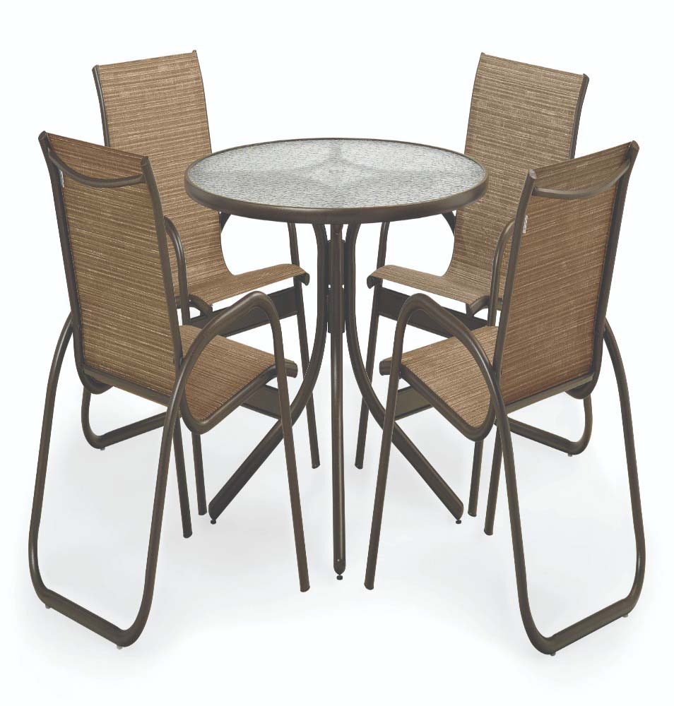 Gardenella Sling Stacking Arm Chair - Image 2