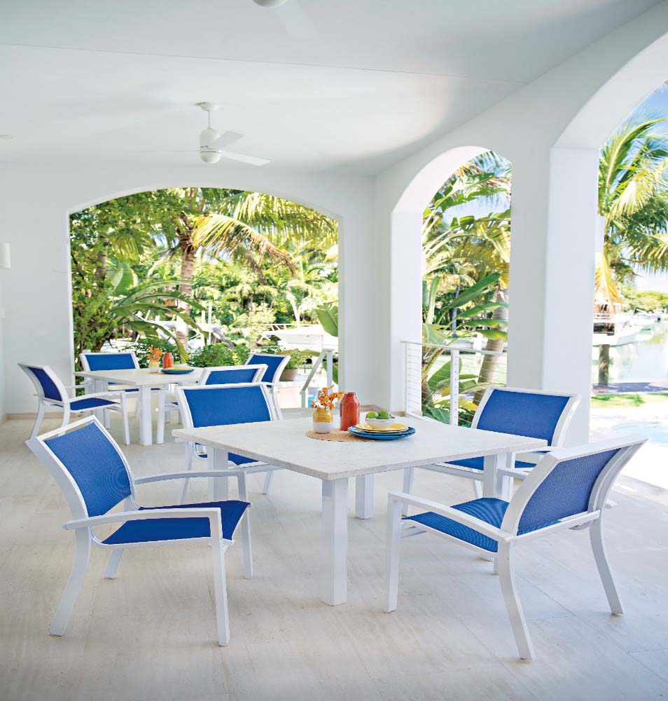 Kendall Sling Stacking Cafe Chair - Image 2