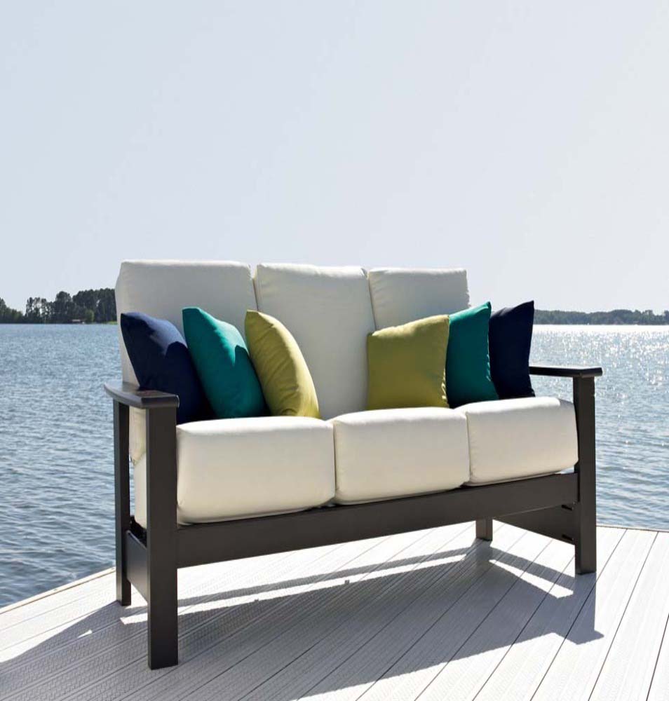 Leeward MGP Cushion Three-Seat Sofa - Image 2