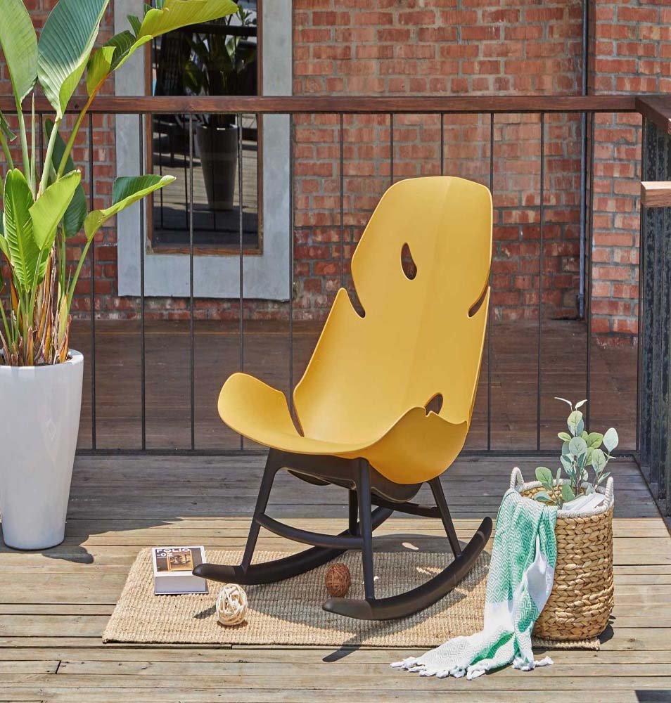 Monstera Rocking Chair (Outdoor) - Image 2