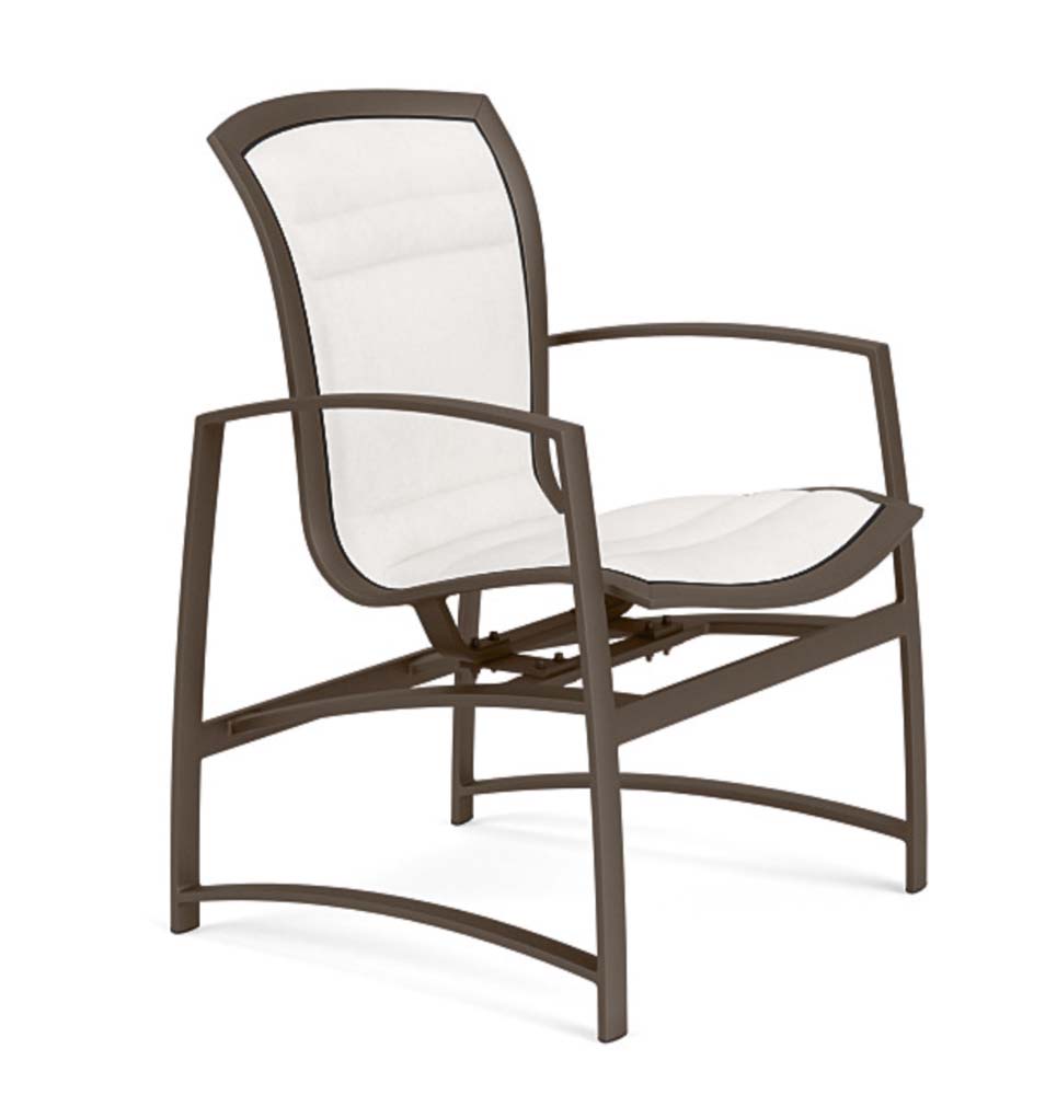 Wave Padded Sling Motion Arm Chair