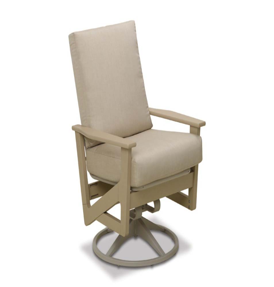Wexler MGP Cushion Chat Height Swivel Rocker w/ MGP Arms