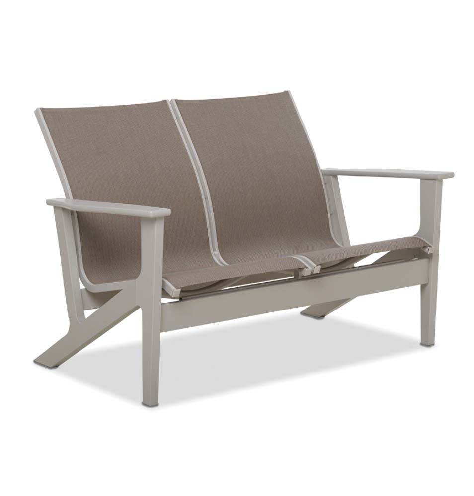 Wexler Sling Chat Height Loveseat w/ MGP Arms