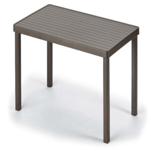 Aluminum Slat Top Table 24" x 42" Coffee Table