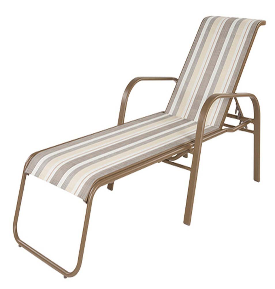 Anna Maria Sling Chaise Lounge - Stackable