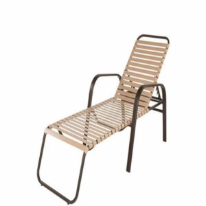 Anna Maria Strap Chaise Lounge - Stackable
