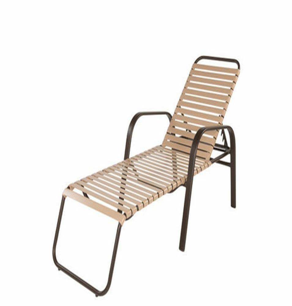 Anna Maria Strap Chaise Lounge - Stackable