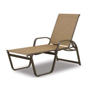 Aruba Sling Four-Postion High Bed Lay-flat Stacking Chaise