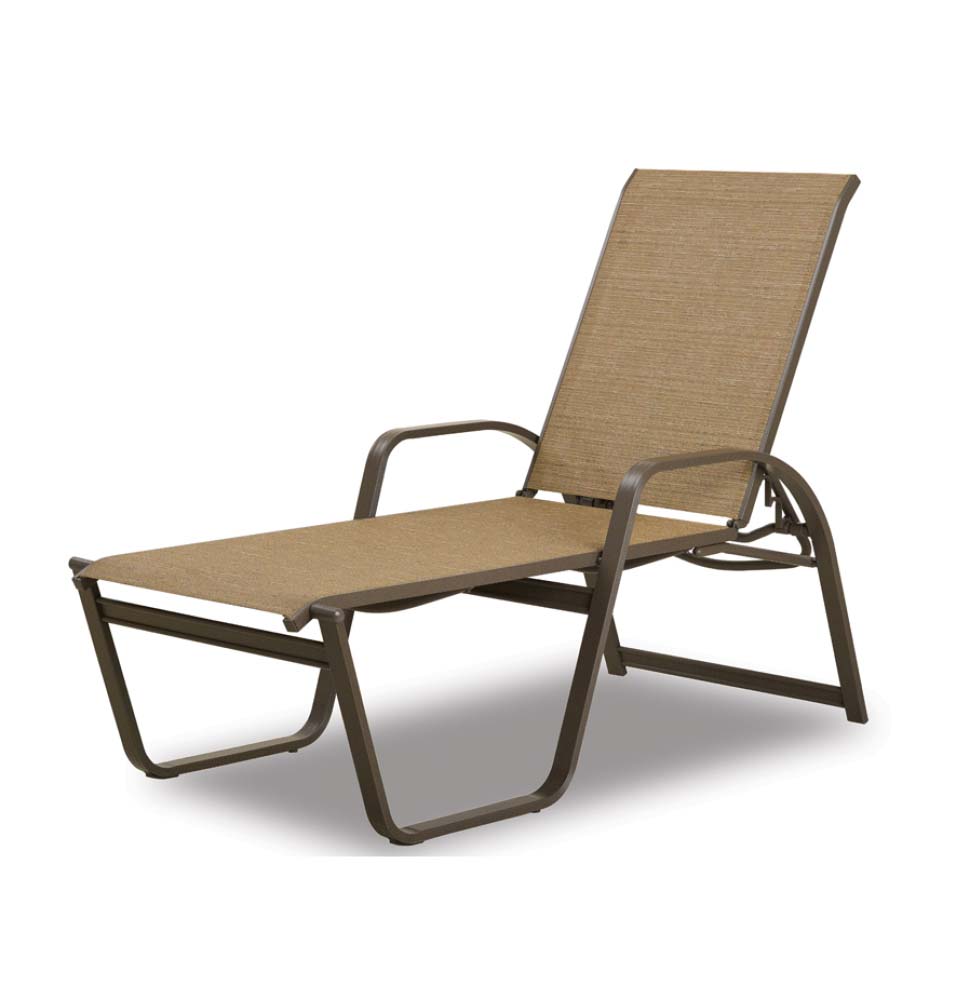 Aruba Sling Four-Postion High Bed Lay-flat Stacking Chaise