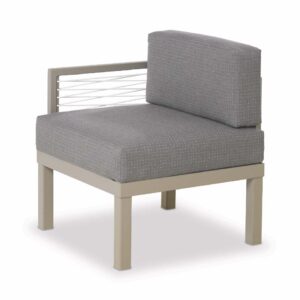 Ashbee Sectional Cushion End Section w/ Rope Accents