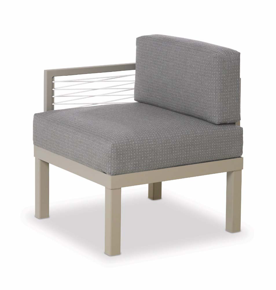 Ashbee Sectional Cushion End Section w/ Rope Accents