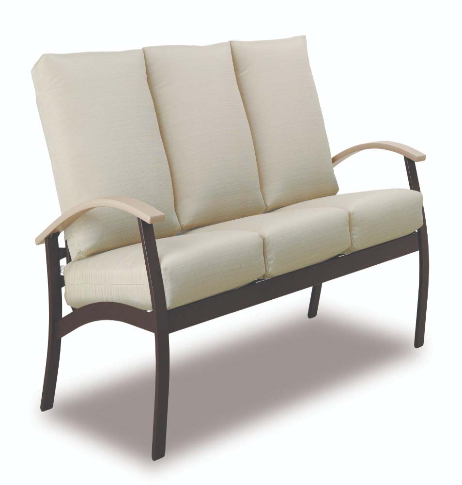 Belle Isle Cushion Three-Seat Sofa