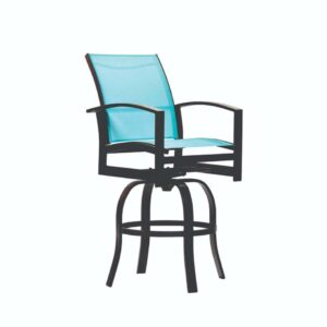 Capstone Sling Swivel Counter Height Bar Stool