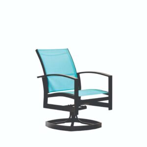 Capstone Sling Swivel Dining Chair