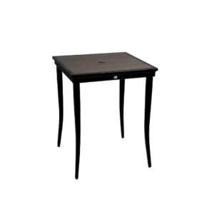 Copacabana 40" Square Dining Table w/Umbrella Hole