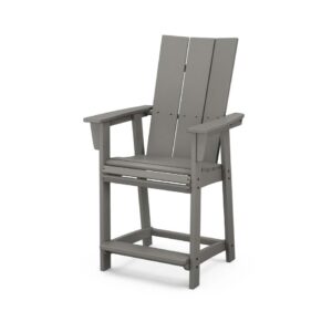 Modern Curveback Adirondack Counter Chair