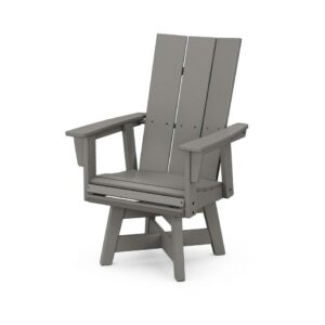 Modern Curveback Adirondack Swivel Dining Chair