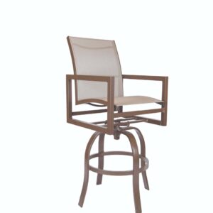 Cypress Sling Swivel Bar Stool