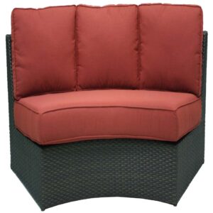 Del Mar Crescent Armless Sofa