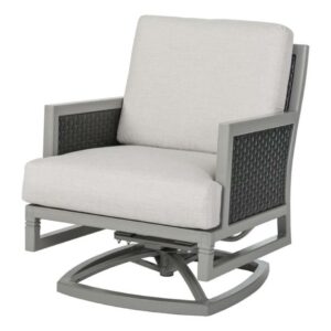 Drake Woven Swivel Rocking Lounge Chair
