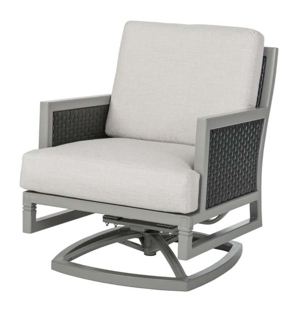 Drake Woven Swivel Rocking Lounge Chair