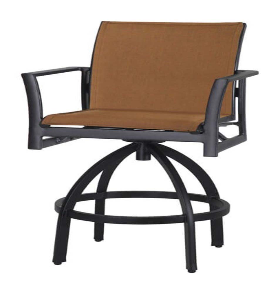 Echelon Padded Sling Swivel Bar Stool