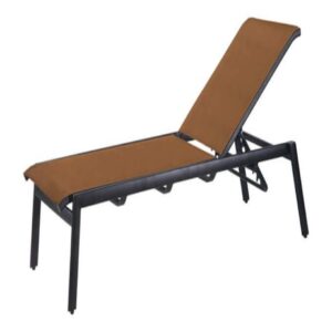 Echelon & Paragon Padded Sling Chaise Lounge - Stacking
