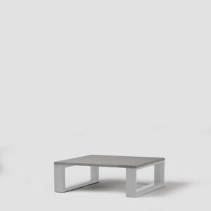 Element 5.0 40" Square Coffee Table w/Aluminum Top