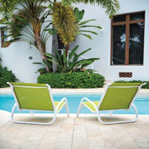 Gardenella Sling Stacking Poolside Chair