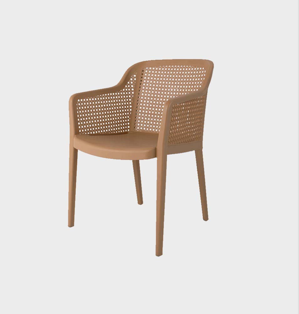 Grace Rattan Dining Arm Chair