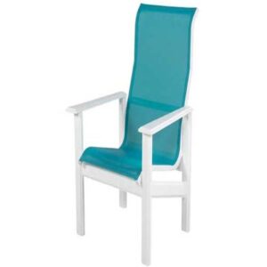 Hampton Sling High Back Dining Arm Chair