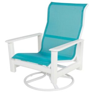 Hampton Sling High Back Dining Swivel Rocker