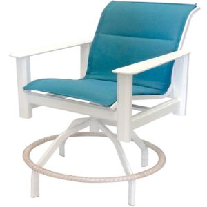 Hampton Sling Swivel Bar Chair