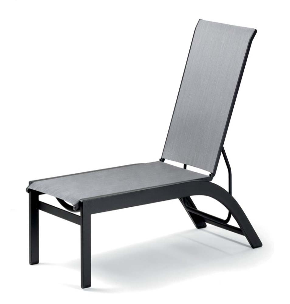 Kendall Sling Lay-flat Stacking Armless Chaise