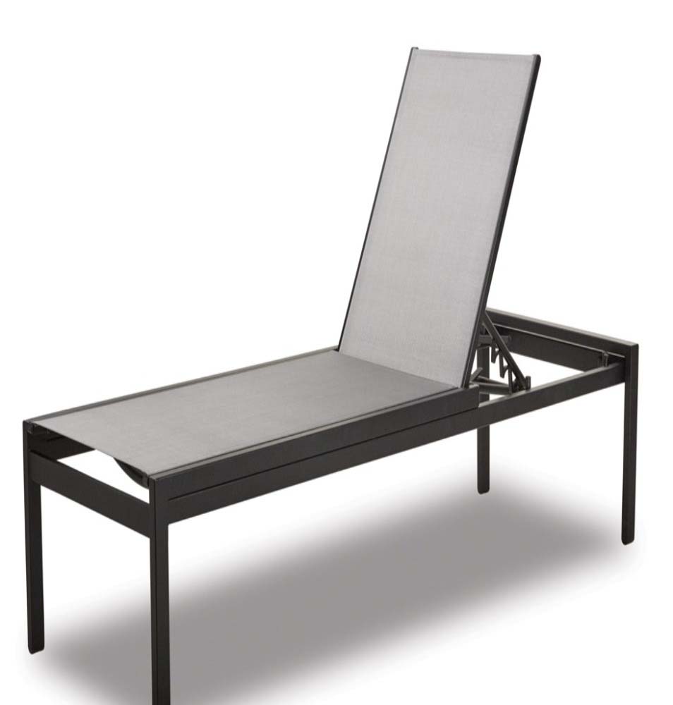 Kendall Sling Lay-flat Stacking High Bed Armless 18" Chaise