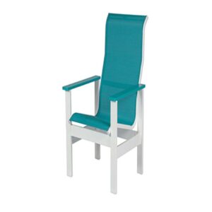 Kingston Sling High Back Dining Arm Chair
