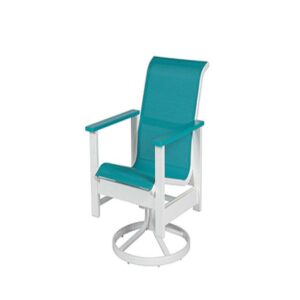 Kingston Sling Swivel Dining Chair