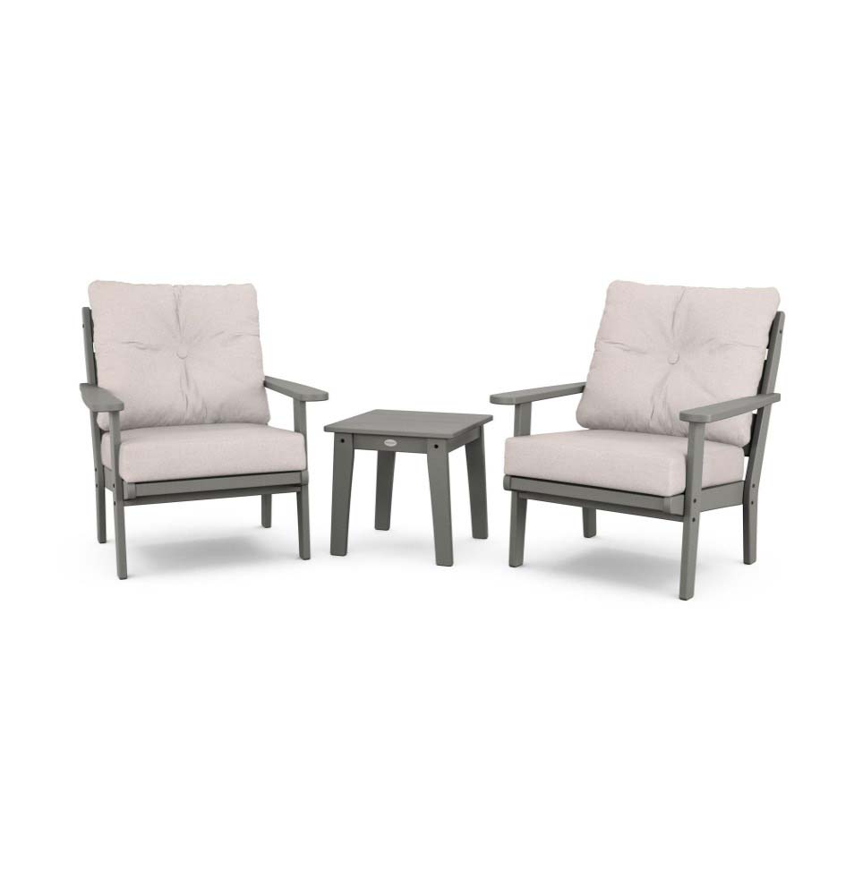 Lakeside 3-Piece Deep Seating Chair Set