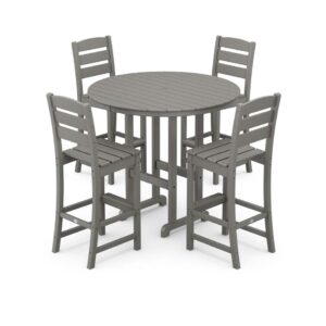 Lakeside 5-Piece Round Bar Side Chair Set