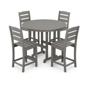 Lakeside 5-Piece Round Counter Side Chair Set