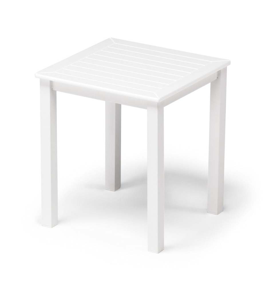 Marine Grade Polymer Top Table 21" Square End Table