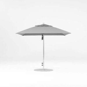 Monterey Fiberglass Market 6.5' Square Pulley Lift Umbrella