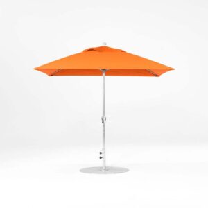 Monterey Fiberglass Market 6.5' Square Crank Lift/No Tilt Umbrella