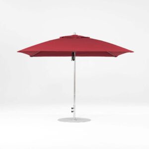 Monterey Fiberglass Market 7.5' Square Pulley Lift Umbrella