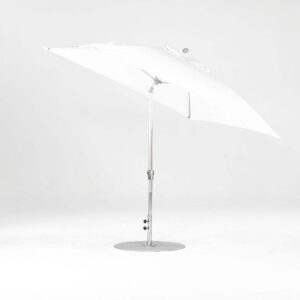 Monterey Fiberglass Market 7.5' Square Crank Lift/Auto Tilt Umbrella