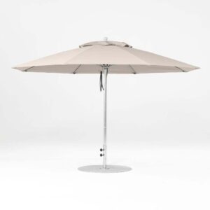 Monterey Fiberglass Market 9' Octagon Pulley Lift Umbrella
