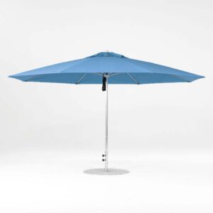 Monterey Fiberglass Market 11' Octagon Pulley Lift Umbrella