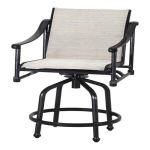 Morro Bay Sling Swivel Bar Stool