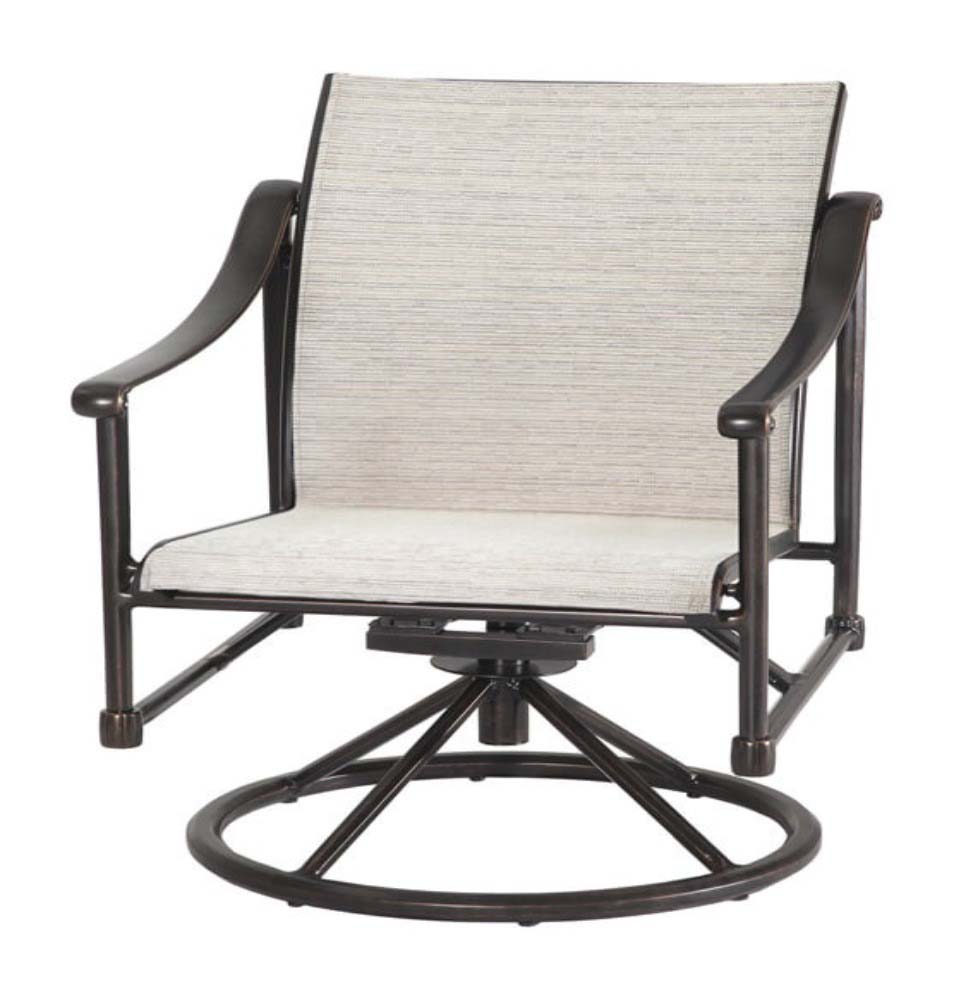 Morro Bay Sling Swivel Rocking Lounge Chair